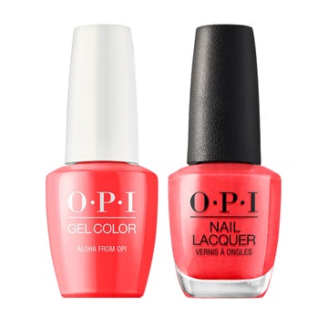 OPI H70 Aloha From OPI - Gel Polish & Matching Nail Lacquer Duo Set 0.5oz