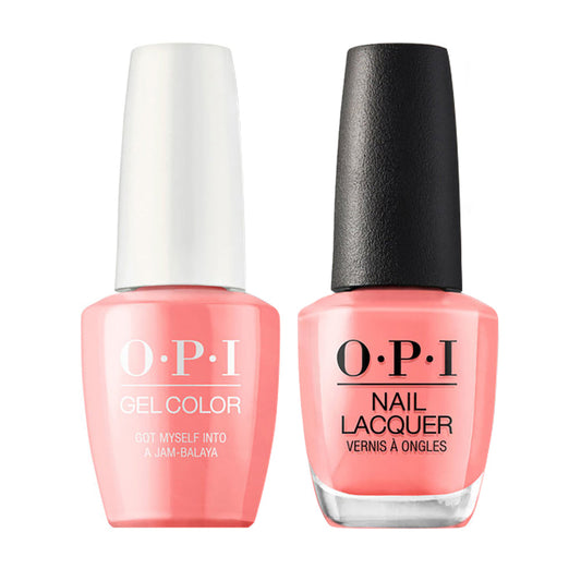 OPI N57 Got Myself into a Jam-balaya - Gel Polish & Matching Nail Lacquer Duo Set 0.5oz