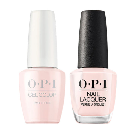 OPI S96 Sweet Heart - Gel Polish & Matching Nail Lacquer Duo Set 0.5oz